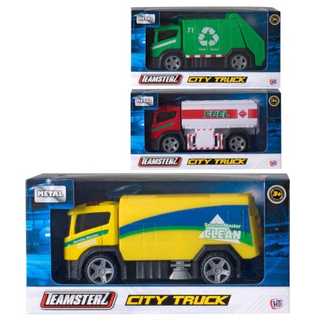 Teamsterz auto kovové technické služby city truck 3 druhy v krabičce