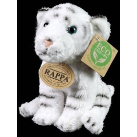 PLYŠ Tygr 15cm bílý sedící Eco-Friendly *PLYŠOVÉ HRAČKY*