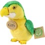 PLYŠ Pták papoušek zelený 15cm Eco-Friendly *PLYŠOVÉ HRAČKY*