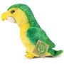 PLYŠ Pták papoušek zelený 15cm Eco-Friendly *PLYŠOVÉ HRAČKY*