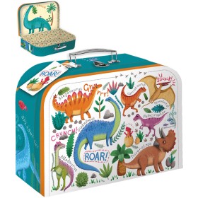 ARGUS Kufřík dětský školní Dinosauři 35x25x10cm tvrdý karton