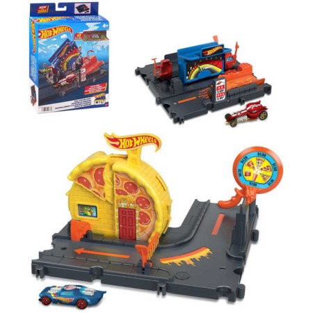 MATTEL HOT WHEELS City Zábava ve městě herní set s autíčkem 2 druhy