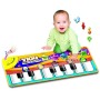 Pianko podlahové 73cm interaktivní baby dečka se zvířátky na baterie Zvuk