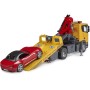 BRUDER 03552 Auto Scania Super 560R odtahovka + roadster na baterie Světlo Zvuk