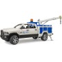 BRUDER 02509 Auto RAM 2500 servisní vůz s otočným ramenem a majákem