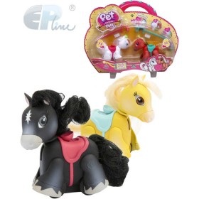 EP Line Pet Parade Poník set 2ks s doplňky reaguje na pohyb prstu plast 3 druhy