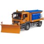 BRUDER 03785 Auto MAN TGS Odklízecí vozidlo sypač s radlicí model 1:16 plast