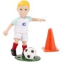 EP Line Shooters set figurka fotbalista + kužel s míčem plast 12 druhů