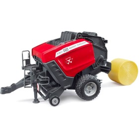 BRUDER 02039 Balíkovač lis na kulaté balíky Massey Ferguson RB 4180V