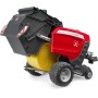 BRUDER 02039 Balíkovač lis na kulaté balíky Massey Ferguson RB 4180V