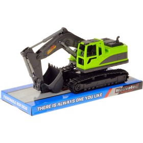 Bagr pásové rypadlo 27cm plastový stavební stroj blistr