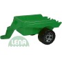 LENA Přívěs zelený plastová vlečka k maxi autům 50cm
