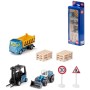 SIKU Super Stavební stroje set 3ks s doplňky model kov 6336