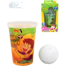 EP Line Kreativní set sliz Slimy + svítící kulička na baterie LED Světlo různé barvy