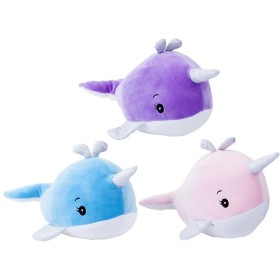 PLYŠ Baby Velryba 23cm soft měkká 3 barvy *PLYŠOVÉ HRAČKY*