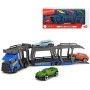 DICKIE Přeprava autíček set transportér 28cm + autíčko 3ks kov 2 druhy