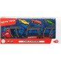 DICKIE Přeprava autíček set transportér 28cm + autíčko 3ks kov 2 druhy
