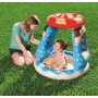 BESTWAY Baby bazén sladký domeček 91x91x89cm se stříškou 52270