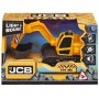 JCB Rypadlo pásový bagr pracovní stroj na baterie Světlo Zvuk plast