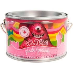 EP Line Ultra písek kinetický magický 200g růžový s glitry s formičkami v plechovce