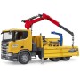 BRUDER 03551 Auto nákladní Scania Super 560R s ramenem model 1:16 plast
