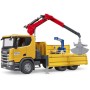BRUDER 03551 Auto nákladní Scania Super 560R s ramenem model 1:16 plast