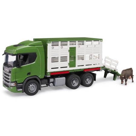 BRUDER 03548 Auto Scania Super 560R Přepravník skotu model 1:16 plast