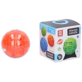 Hlavolam Bludiště 3D kulaté 8cm