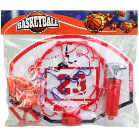 Koš basketbalový trikolora sada s míčem a pumpičkou košíková