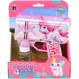 Bublifukovací automatická pistole jednorožec na baterie Světlo