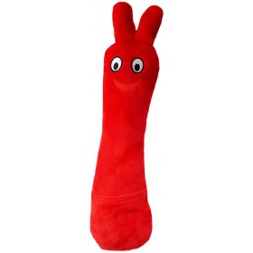 MAC TOYS PLYŠ Bludišťák 30cm červený maskot *PLYŠOVÉ HRAČKY*