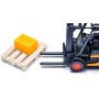 SIKU Logistický set 2 vozidla DHL s vysokozdvižným vozíkem a doplňky kov 6335
