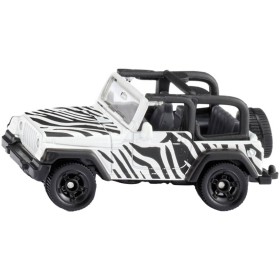 SIKU Auto Jeep Wrangler Safari černobílý kovový model 1546