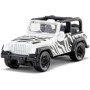 SIKU Auto Jeep Wrangler Safari černobílý kovový model 1546