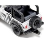 SIKU Auto Jeep Wrangler Safari černobílý kovový model 1546