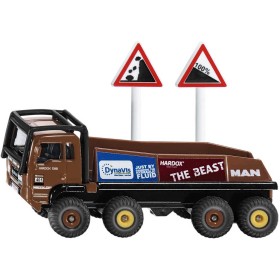 SIKU Auto MAN Truck Trial kovový model set s dopravními značkami 1:87 1686