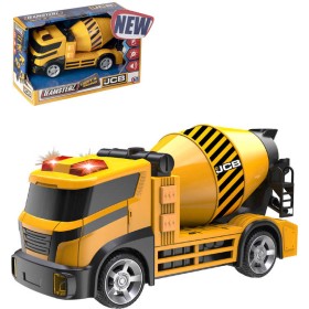 JCB Domíchávač betonu pracovní stroj na baterie Světlo Zvuk plast