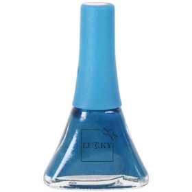LUKKY Lak na nehty Lollipopz dětský Modrý slupovací 5,5ml na kartě