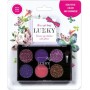 LUKKY Paletové oční stíny dětské se třpytkami a štětcem 6 odstínů fialová