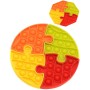 Hra Pop It puzzle antistresové 4 dílky skládačka Bubble Pops 2 druhy