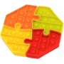 Hra Pop It puzzle antistresové 4 dílky skládačka Bubble Pops 2 druhy