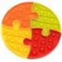Hra Pop It puzzle antistresové 4 dílky skládačka Bubble Pops 2 druhy