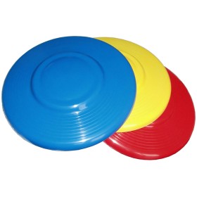 Talíř létající barevný 22cm UFO disk frisbee házecí 3 barvy plast