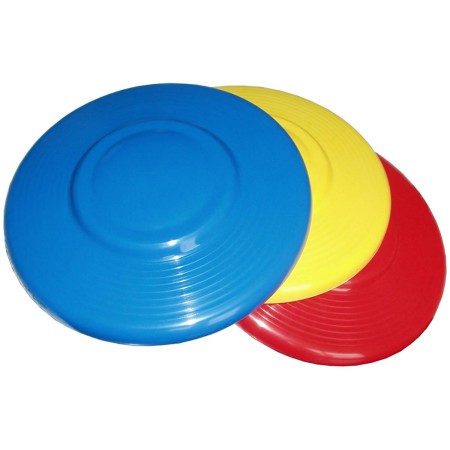 Talíř létající barevný 22cm UFO disk frisbee házecí 3 barvy plast