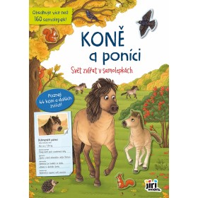 JIRI MODELS Svět zvířat v samolepkách Koně a poníci