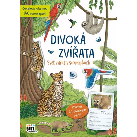 JIRI MODELS Svět zvířat v samolepkách Divoká zvířata