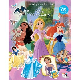 JIRI MODELS Samolepková knížka Disney Princess 120 samolepek