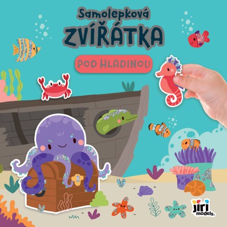 JIRI MODELS Samolepková knížka zvířátka Pod hladinou
