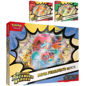 Pokémon TCG: ME02.5 Ascended Heroes Ex Box set 4x booster 3 druhy