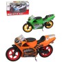 Motorka sportovní kovová 1:24 závodní motocykl 7 barev